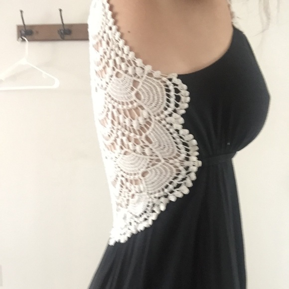 Aqua Dresses & Skirts - Aqua Maxi-Dress with Lace Back